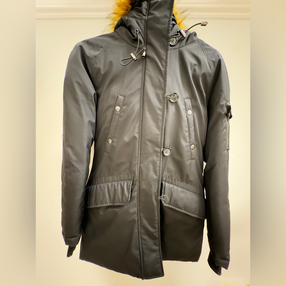 Black Hooded Jacket